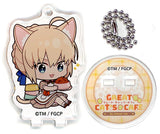Artoria Pendragon Fate/Grand Carnival Trading Acrylic Stand Key Chain animate cafe Limited Key Chain [USED]