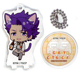 Lancelot Fate/Grand Carnival Trading Acrylic Stand Key Chain animate cafe Limited Key Chain [USED]