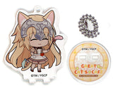 Jeanne d'Arc Fate/Grand Carnival Trading Acrylic Stand Key Chain animate cafe Limited Key Chain [USED]