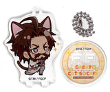 Edward Teach Fate/Grand Carnival Trading Acrylic Stand Key Chain animate cafe Limited Key Chain [USED]