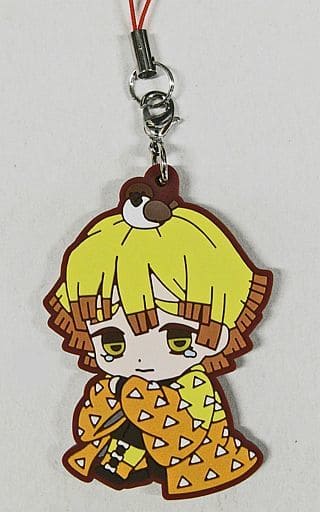 Zenitsu Agatsuma Demon Slayer: Kimetsu no Yaiba Metsu! Capsule Rubber Mascot 10 Capsule Rubber Mascot Key Chain [USED]