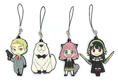 Anya Forger, etc. SPY x FAMILY Newly Drawn by Tatsuya Endo Newly Drawn Specially Rubber Strap Vol.8 Special Edition Bundled Bonus 4 Types Set Key Chain [USED]