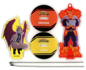 Endevor Hawks My Hero Academia Season 5 Acrylic Stand Keychain TOHO animation STORE Limited Blu-ray/DVD Vol.4 Purchase Bonus Key Chain [USED]