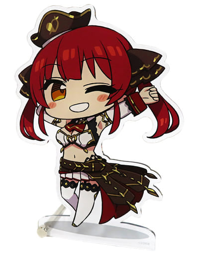 Houshou Marine VTuber Hololive Big Acrylic Stand HOLOLIVE FANTASY 1st LIVE FAN FUN ISLAND Cafe at E-DINER Ikebukuro Exclusive Acrylic Stands [USED]