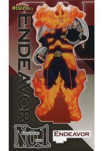 My Hero Academia Endevor Acrylic Stand Grab Victory with Your Hands! Hero Plaza Limited Acrylic Stands [USED]