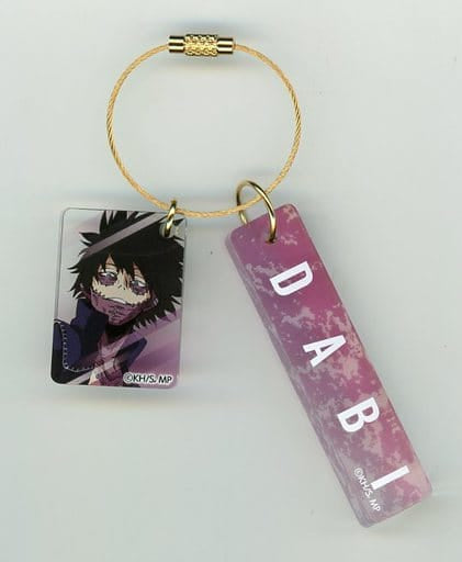 My Hero Academia Dabi Memorial Acrylic Plate Collection Keychains [USED]