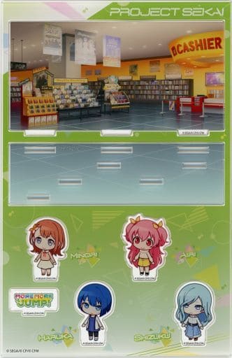 More More Jump! Hatsune Miku: Colorful Stage! Acrylic Diorama Set TOWER RECORDS 2nd Edition Exclusive Acrylic Stands [USED]