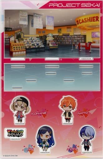 Vivid Bad Squad Hatsune Miku: Colorful Stage! Acrylic Diorama Set TOWER RECORDS 2nd Edition Exclusive Acrylic Stands [USED]