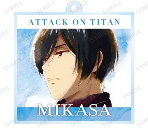 Mikasa Ackerman Attack on Titan Ani-Art Aqua Label Trading Acrylic Key Chain Key Chain [USED]