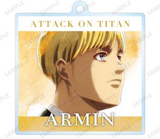Armin Arlert Attack on Titan Ani-Art Aqua Label Trading Acrylic Key Chain Key Chain [USED]
