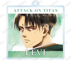 Levi Attack on Titan Ani-Art Aqua Label Trading Acrylic Keychain Key Chain [USED]