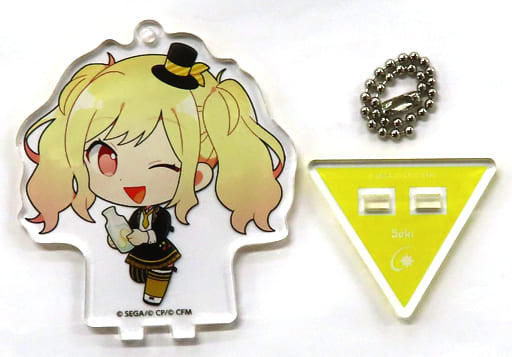 Saki Tenma Hatsune Miku: Colorful Stage! Trading Acrylic Stand Key Chain Leo/Need & Wonderlands Showtime animate cafe Limited Key Chain [USED]