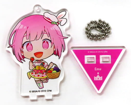 Emu Otori Hatsune Miku: Colorful Stage! Trading Acrylic Stand Key Chain Leo/Need & Wonderlands Showtime animate cafe Limited Key Chain [USED]