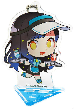 An Shiraishi Hatsune Miku: Colorful Stage! Trading Acrylic Stand Key Chain More More Jump! & Vivid Bad Squad animate cafe Limited Key Chain [USED]