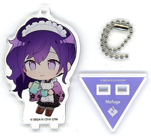 Mafuyu Asahina Hatsune Miku: Colorful Stage! Trading Acrylic Stand Key Chain 25-ji, Night Code de. animate cafe Limited Key Chain [USED]