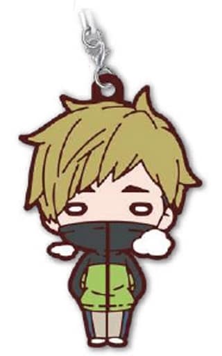 Atsumu Miya Haikyu!! Nitotan Winter Clothes Rubber Mascot Key Chain [USED]