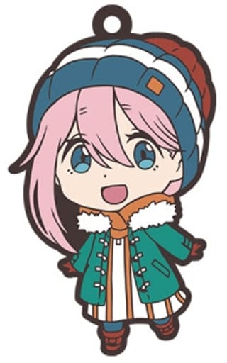 Nadeshiko Kagamihara C Laid-Back Camp Rubber Strap Collection Key Chain [USED]