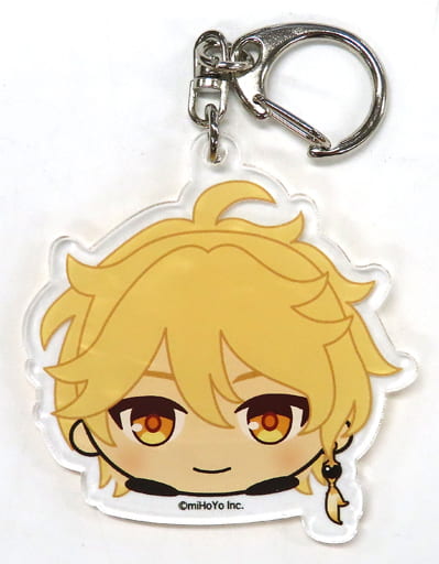 Sora Genshin Acrylic Key Chain Vol.1 Chugai Mining Limited Mochikororin Plush Toy Mascot Box Purchase Bonus Key Ring [USED]