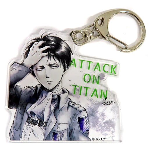 Levi Ackerman Attack on Titan Newly Drawn WIT STUDIO Trading Acrylic Key Chains Key Chain [USED]