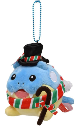 Spheal Pokemon Pokemon Christmas in The Sea Mascot Pokemon Center Limited Key Chain [USED]