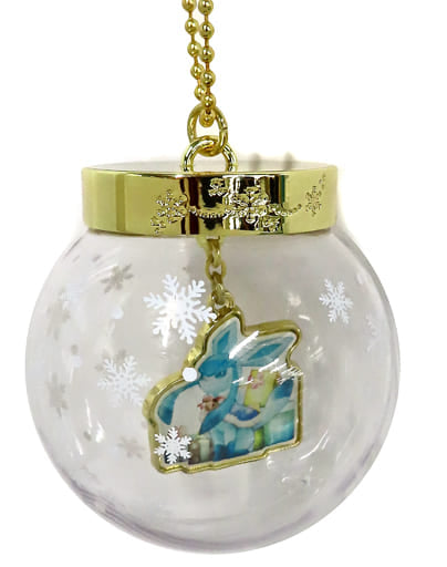 Glaceon Pokemon Ornament Charm Collection Pokemon Christmas in The Sea Pokemon Center Limited Charm [USED]