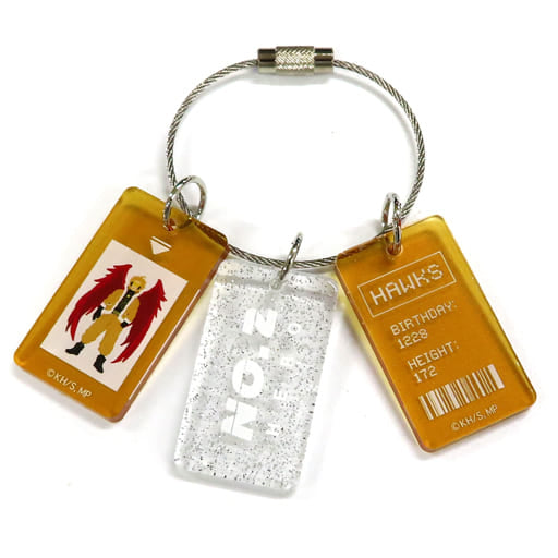 My Hero Academia Hawks Triple Acrylic Keychain Keychains [USED]