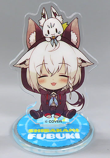 Shirakami Fubuki Sitting VTuber Hololive Chibi Acrylic Stand Namco Limited Acrylic Stands [USED]