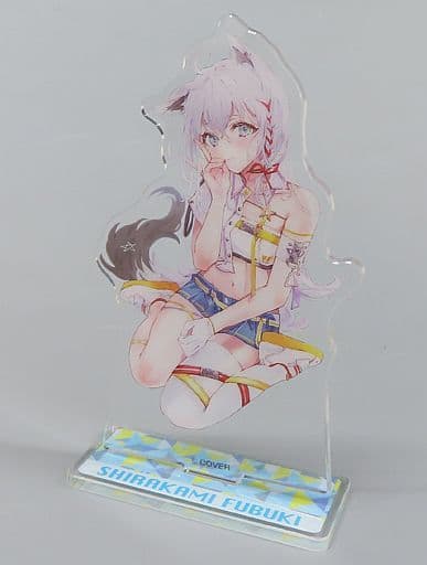 Shirakami Fubuki VTuber Hololive Acrylic Stand Namco Limited Acrylic Stands [USED]