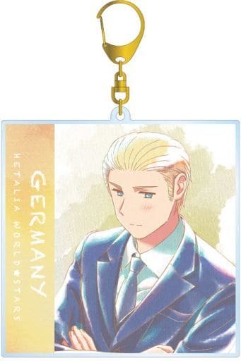 Germany Hetalia World Stars Ani-Art Aqua Label Big Acrylic Key Chain Key Chain [USED]