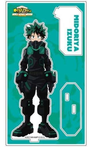 My Hero Academia: World Heroes' Mission Izuku Midoriya Stealth Suit Acrylic Stand Acrylic Stands [USED]