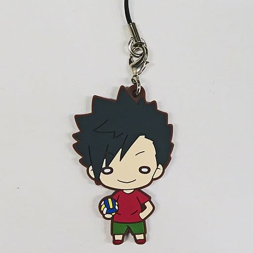 Tetsuro Kuroo Haikyu!! Nitotan Omoide Rubber Mascot Key Chain [USED]