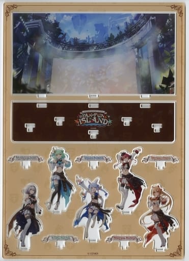 VTuber Hololive Acrylic Diorama HOLOLIVE FANTASY 1st LIVE FAN FUN ISLAND Exclusive Acrylic Stands [USED]