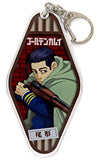 Hyakunosuke Ogata Golden Kamuy Acrylic Key Chain Abashiri Kangoku Kessen Pop Up Shop in Marui Limited Key Chain [USED]