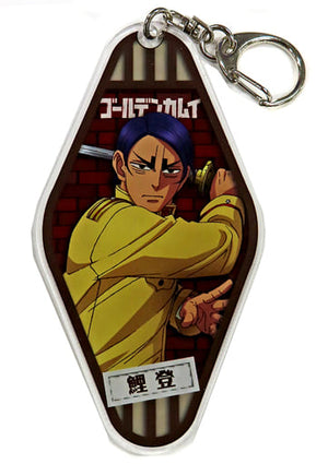 Ensign Koito Golden Kamuy Acrylic Key Chain Abashiri Kangoku Kessen Pop Up Shop in Marui Limited Key Chain [USED]