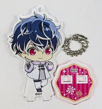 Momo IDOLiSH7 Trading Acrylic Stand Key Chain Snowy night dream Ver. Trigger & Re:Vale animate cafe Limited Key Chain [USED]