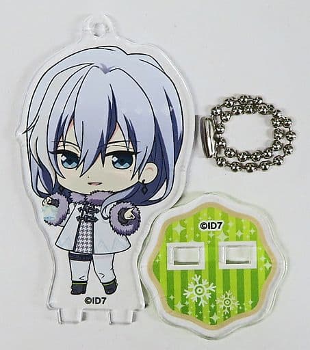 Yuki IDOLiSH7 Trading Acrylic Stand Key Chain Snowy night dream Ver. Trigger & Re:Vale animate cafe Limited Key Chain [USED]