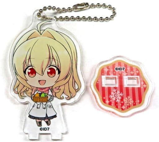 Tsumugi Takanashi IDOLiSH7 Trading Acrylic Stand Key Chain Snowy night dream Ver. Manager & President animate cafe Limited Key Chain [USED]