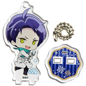 Ryo Tsukikumo IDOLiSH7 Trading Acrylic Stand Key Chain Snowy night dream Ver. Manager & President animate cafe Limited Key Chain [USED]