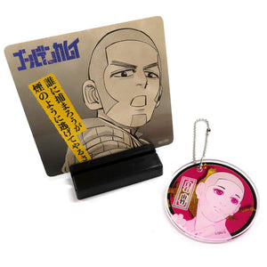 Shiraishi Yoshitake Golden Kamuy Famous Scene Diorama Collection Key Chain [USED]