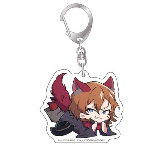 Chuuya Nakahara Bungo Stray Dogs Deformed Acrylic Key Chain Key Chain [USED]