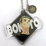 Kotaro Bokuto Haikyu!! Acrylic Key Chain with Metal Plate Haikyu!! Exhibition Limited Key Chain [USED]