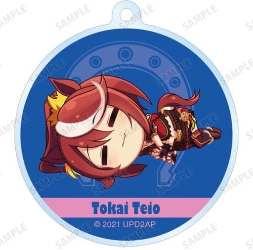 Tokai Teio Uma Musume Pretty Derby Season 2 Chibikoro Trading Acrylic Keychain Key Chain [USED]