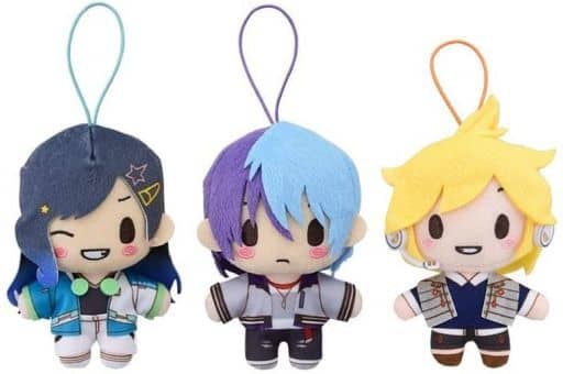 An Shiraishi, etc. Hatsune Miku: Colorful Stage! More Plus Mascot Vivid Bad Squad Vol.1 All 3 Types Set Key Chain [USED]