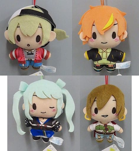 Kohane Azusawa, etc. Hatsune Miku: Colorful Stage! More Plus Mascot Vivid Bad Squad Vol.2 All 4 Types Set Key Chain [USED]