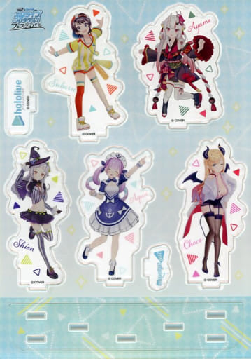 VTuber Hololive Minato Aqua & Others 2nd Class Acrylic Diorama Festival Ver. Weiss Schwarz & Rebirth Presents Hololive Production Festival Limited Acrylic Stands [USED]