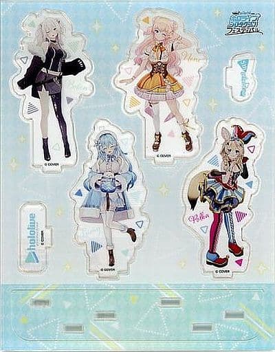 Shishiro Botan, etc. VTuber Hololive 5rh Generation Acrylic Diorama Festival Ver. Weiss Schwarz & Rebirth Presents Hololive Production Festival Limited Acrylic Stands [USED]