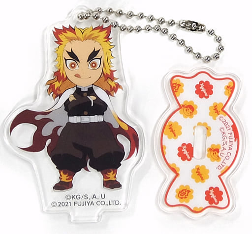 Kyojuro Rengoku Milky X Demon Slayer: Kimetsu no Yaiba Acrylic Stand Mascot Key Chain [USED]