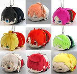 Ritsuka Fujimaru, etc. Fate/Grand Order -Grand Temple of Time: Solomon- Mochimochi Mascot All 9 Types Set Key Ring [USED]