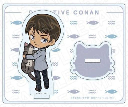 Hiromitsu Morofushi Chibi Cat Ver. Detective Conan Acrylic Stand Acrylic Stand [USED]