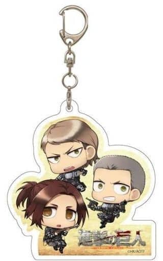 Chimi Coniie, etc. B Attack on Titan Die Cut Acrylic Key Chain Key Chain [USED]